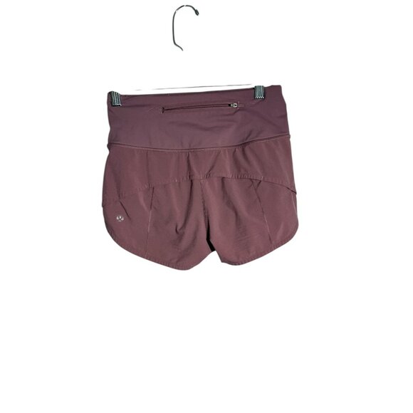 Lululemon Womens Running Shorts Zipper Pocket Size 2 FLAWED - Picture 3 of 6